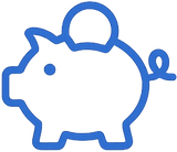 Save up to 65% icon